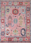 Vivian Hand Knotted Oushak Rug