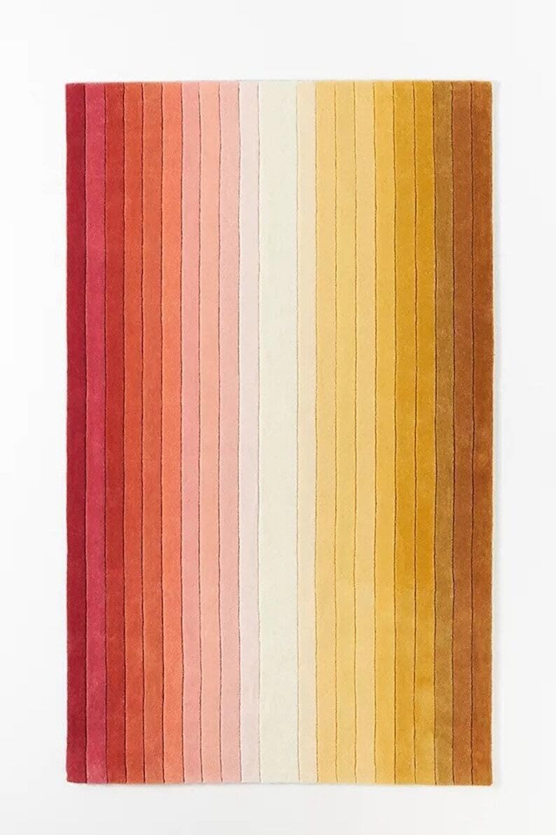 Maximus Modern Rug - Red
