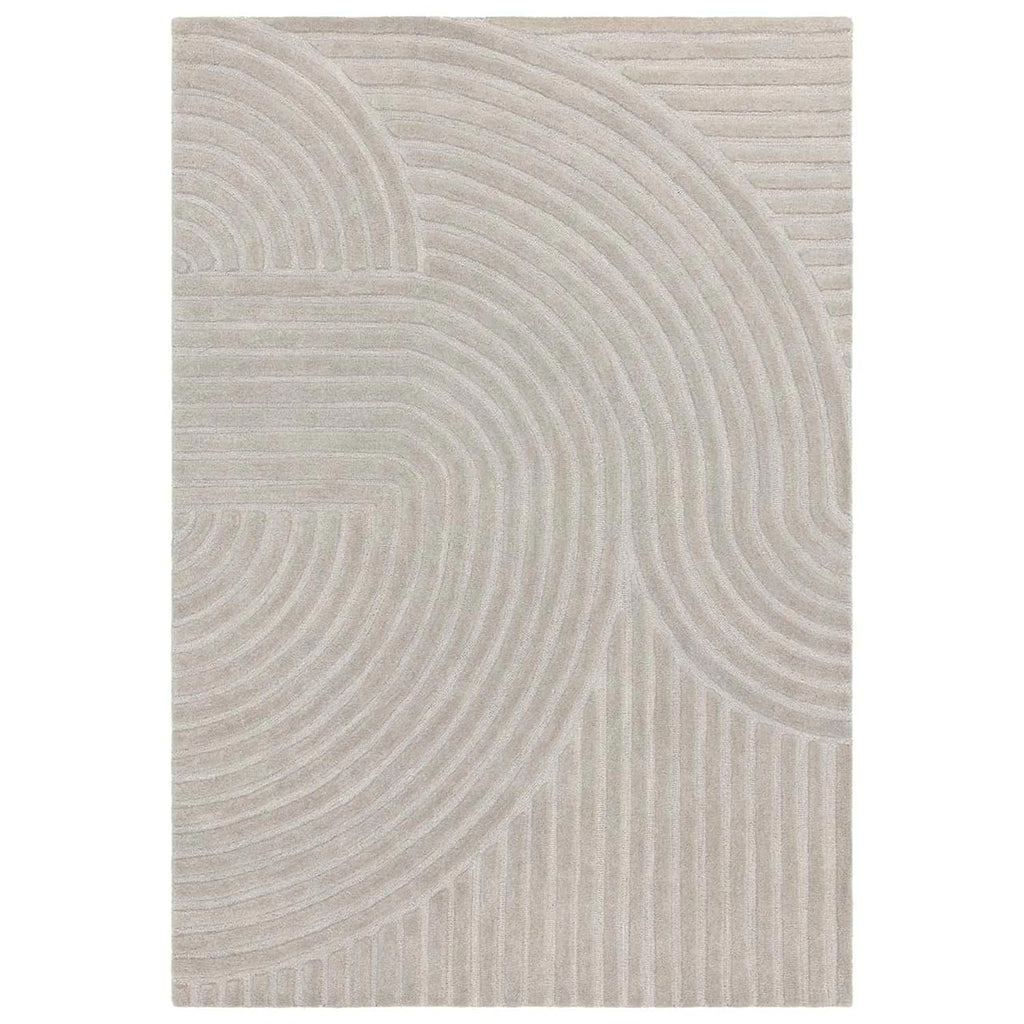Grey Modern Hand Tufted Area Rug for Living Room & Bedroom