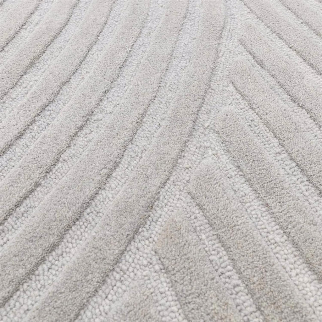 Grey Modern Hand Tufted Area Rug for Living Room & Bedroom