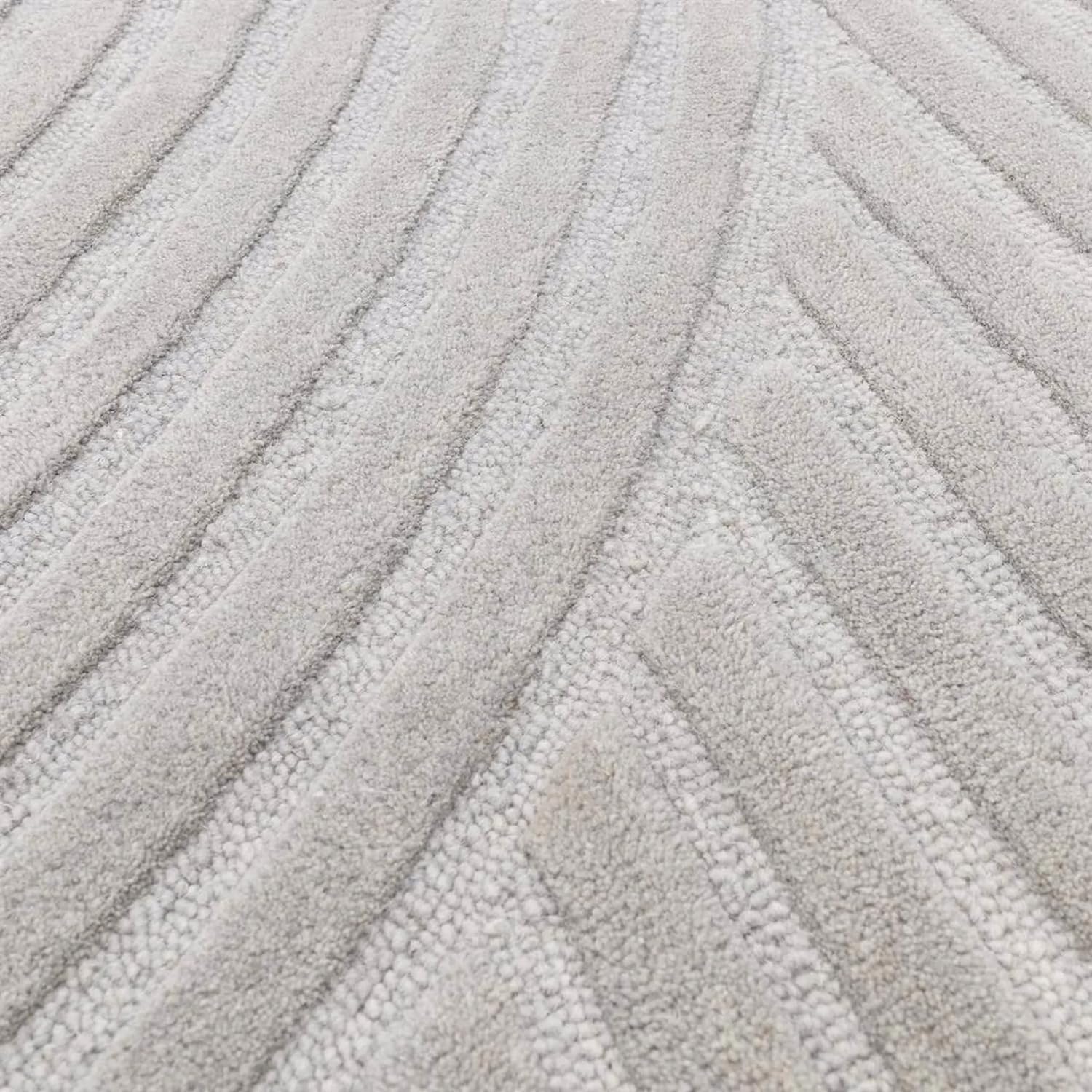 Grey Modern Hand Tufted Area Rug for Living Room & Bedroom