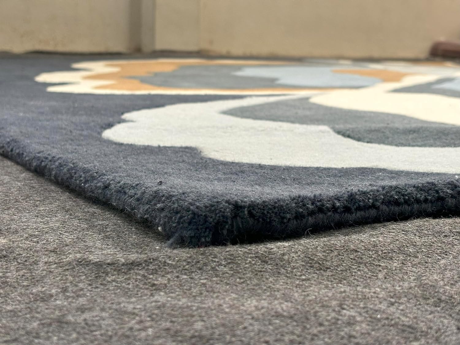 Multicolor Modern Hand Tufted Area Rug for Living Room & Bedroom