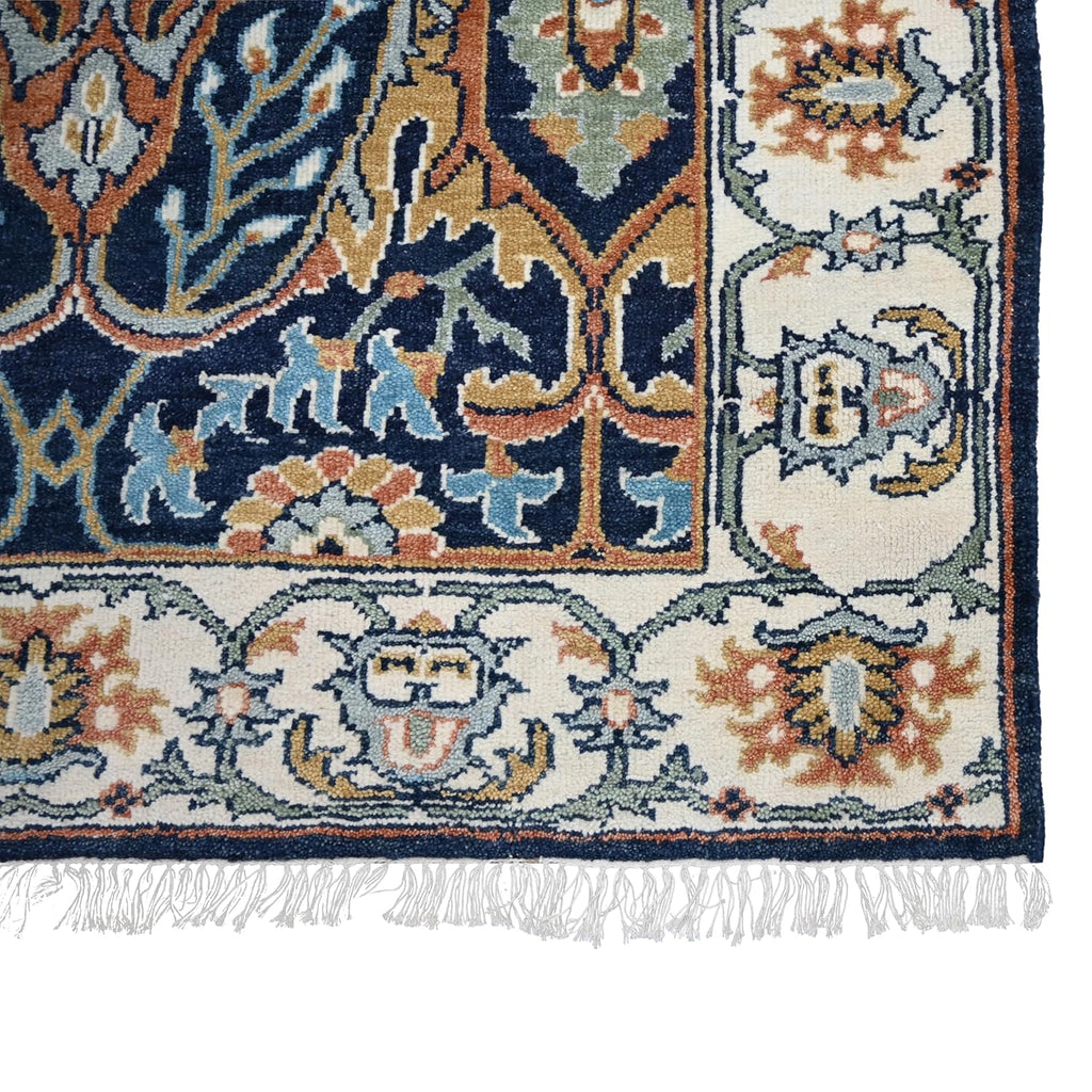 Premium Vintage Hand Knotted Area Rug - Multicolor