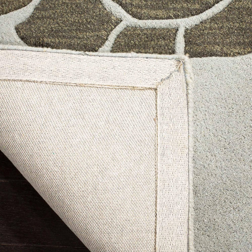 Camille Green Hand Tufted Floral Area Rug for Living Room & Bedroom
