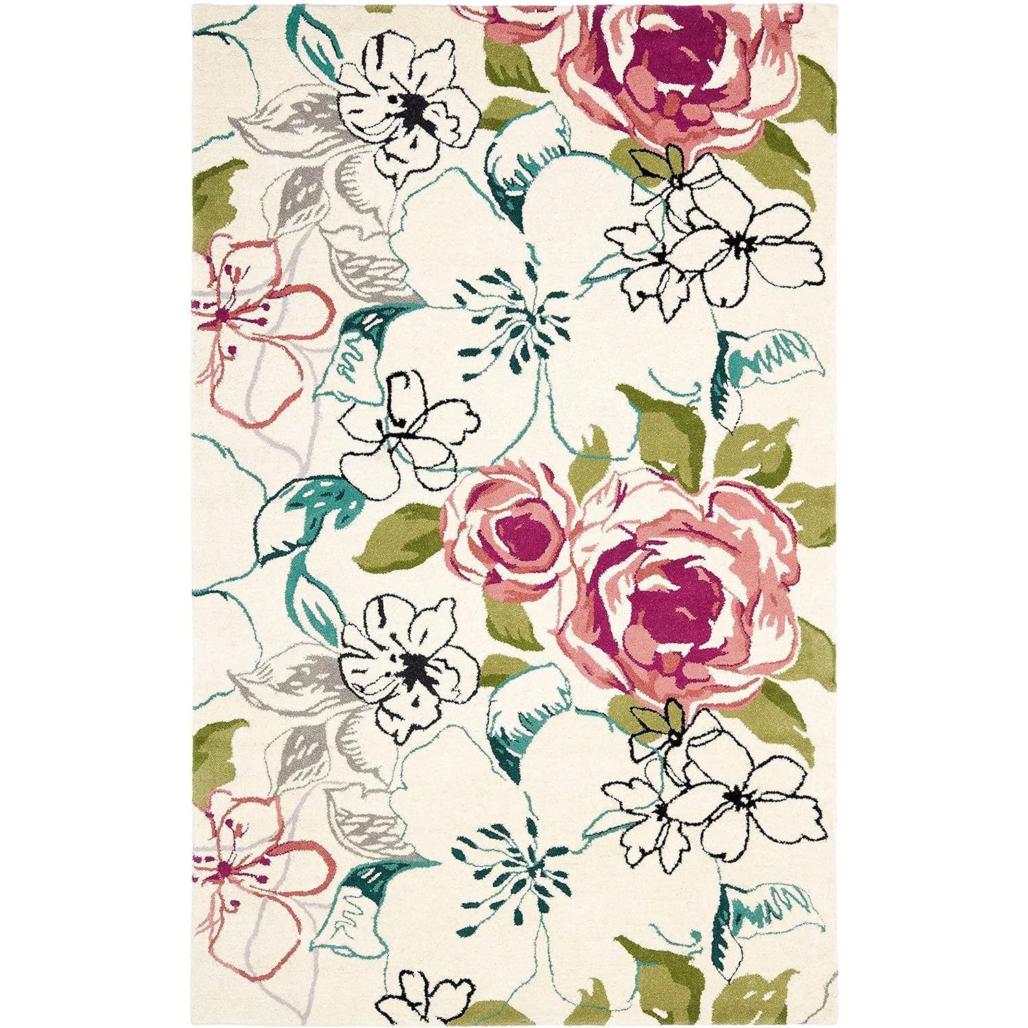 Vivienne Floral Area Rug