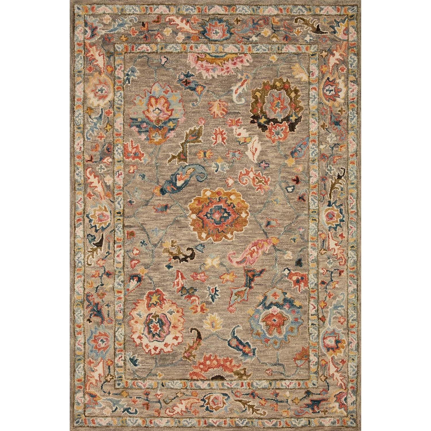 Multicolor Premium Hand Knotted Area Rug for Living Room & Bedroom