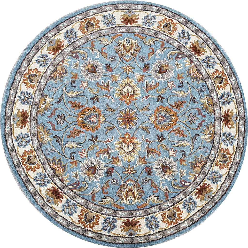 Persian Design Round Table Rug