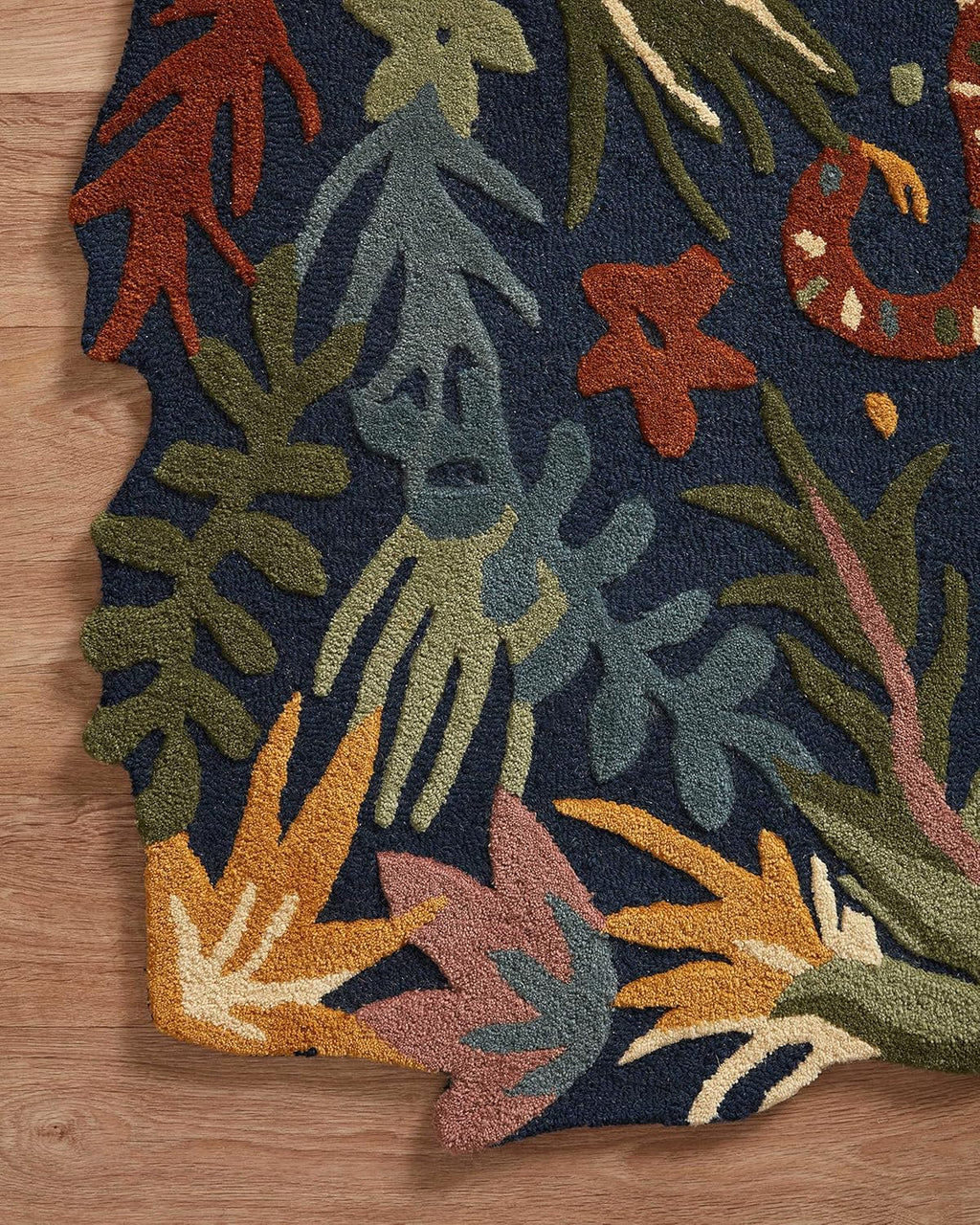 Loloi Optimism Hand Tufted Area Rug for Living Room & Bedroom (Jungle Theme)