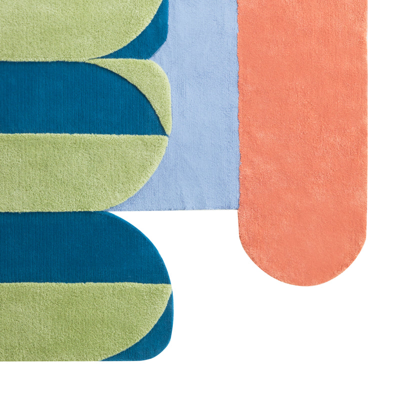 Irregular Shape Modern Rug