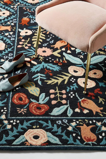 Loloi Hand Tufted Floral Rug Area Rug for Living Room & Bedroom