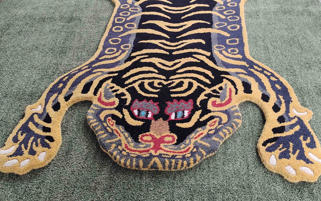 Tibetan Tiger Shape Rug