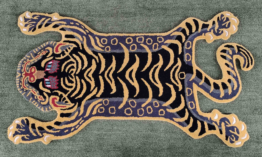 Tibetan Tiger Shape Rug