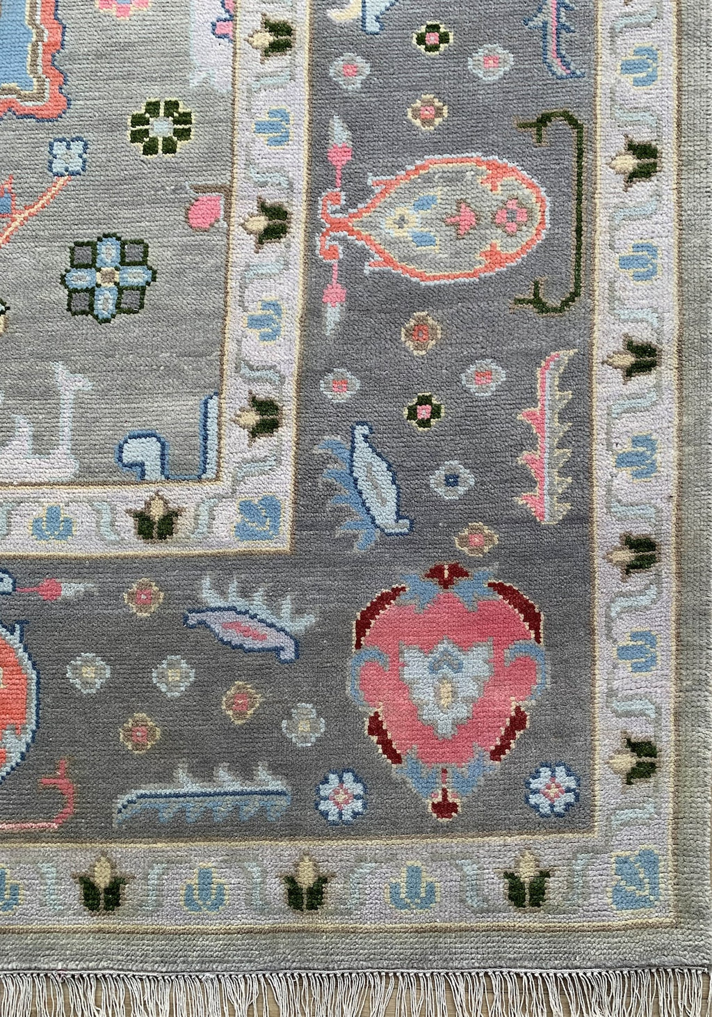 Vivian Hand Knotted Oushak Rug