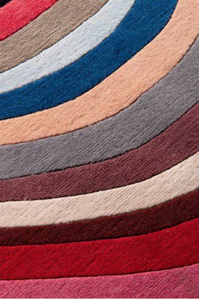 Irregular Shape Modern Rug