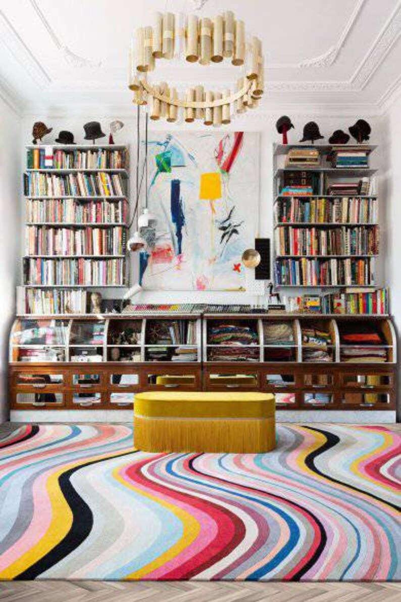Irregular Shape Modern Rug