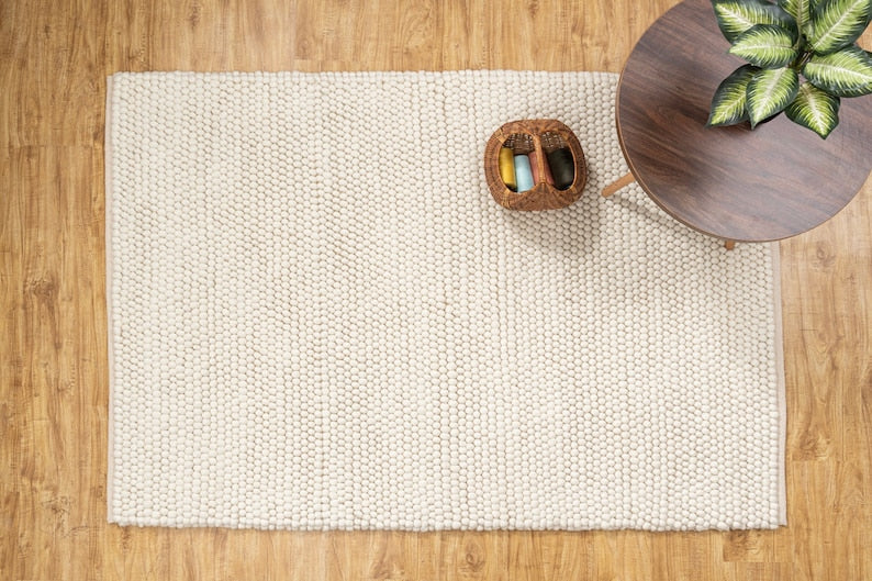 Handwoven Wool Area Rug