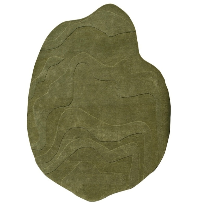 Irregular Shape Unique Modern Rug