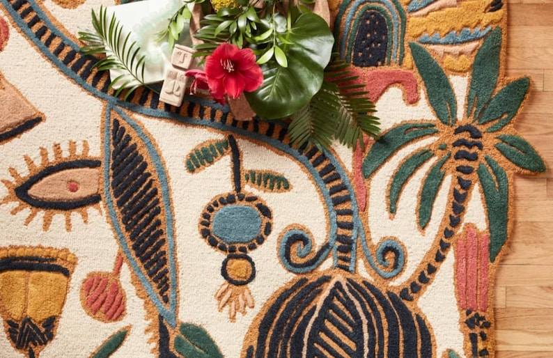Loloi Optimism Hand Tufted Floral Area Rug for Living Room & Bedroom