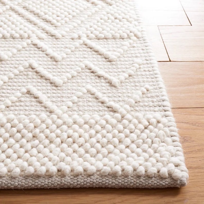 Whispering Chevron - Handwoven Wool Area Rug