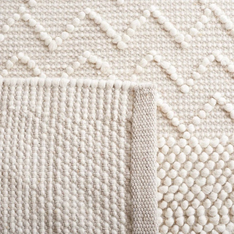 Whispering Chevron - Handwoven Wool Area Rug