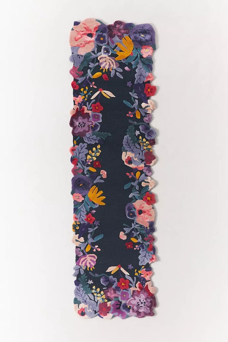 Aracelli Multicolor Floral Area Rug for Bedroom and Living Room