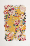 Aracelli Jardin Yellow Floral Area Rug for Living Room and Bedroom