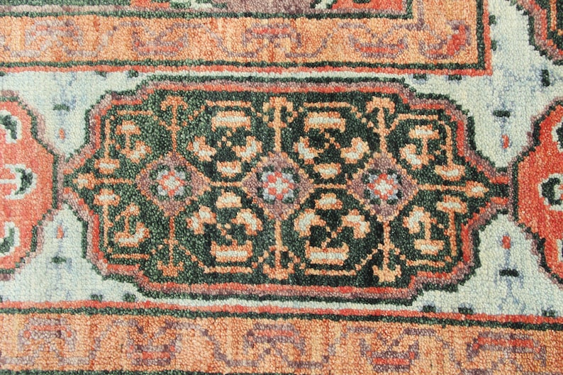 Mamluk Design Modern Oushak Hand Knotted Rug