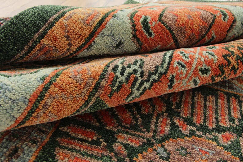 Mamluk Design Modern Oushak Hand Knotted Rug