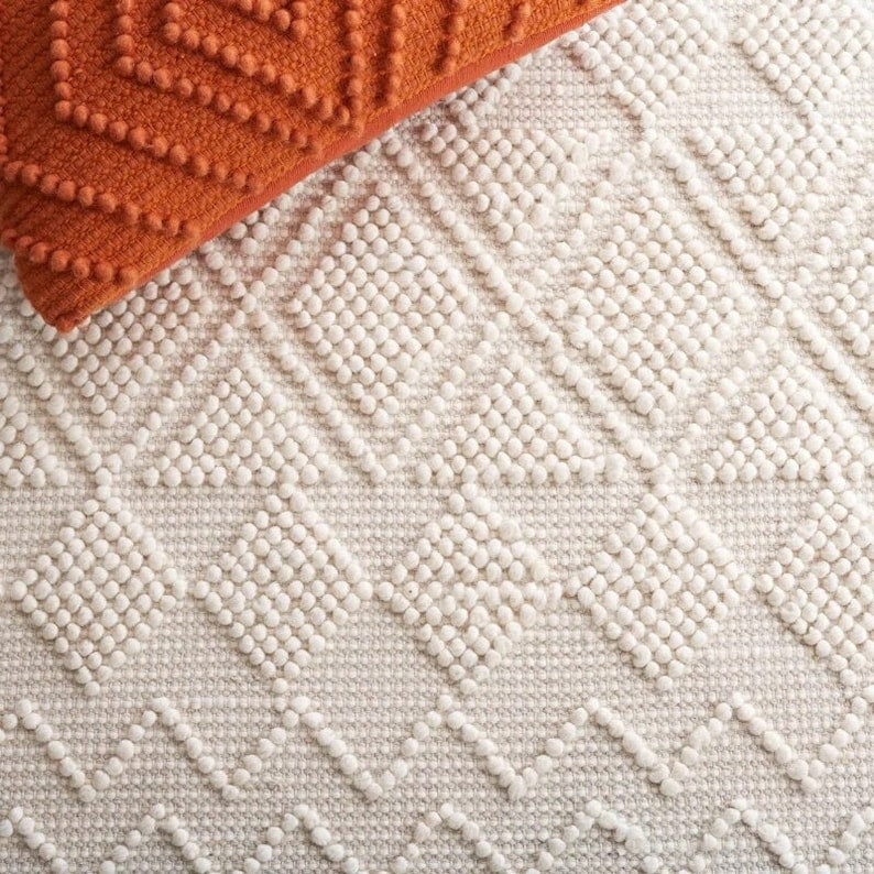 Whispering Chevron - Handwoven Wool Area Rug