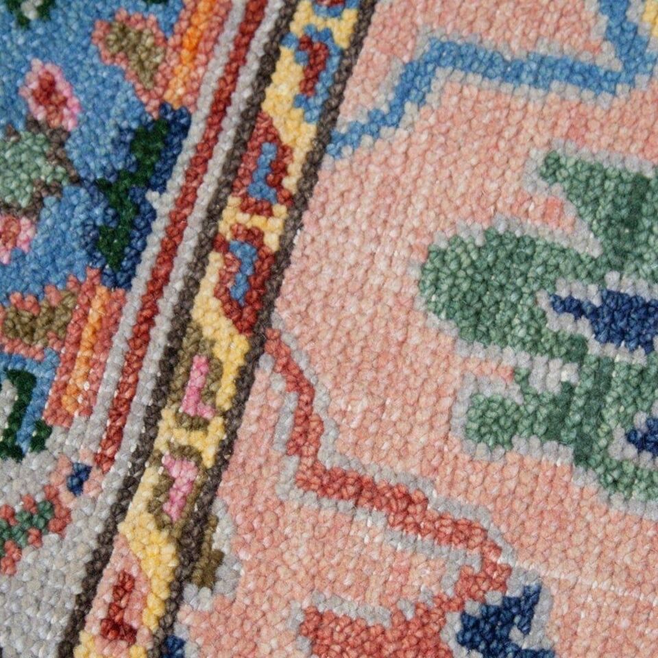 Vivian Hand Knotted Oushak Runner Rug