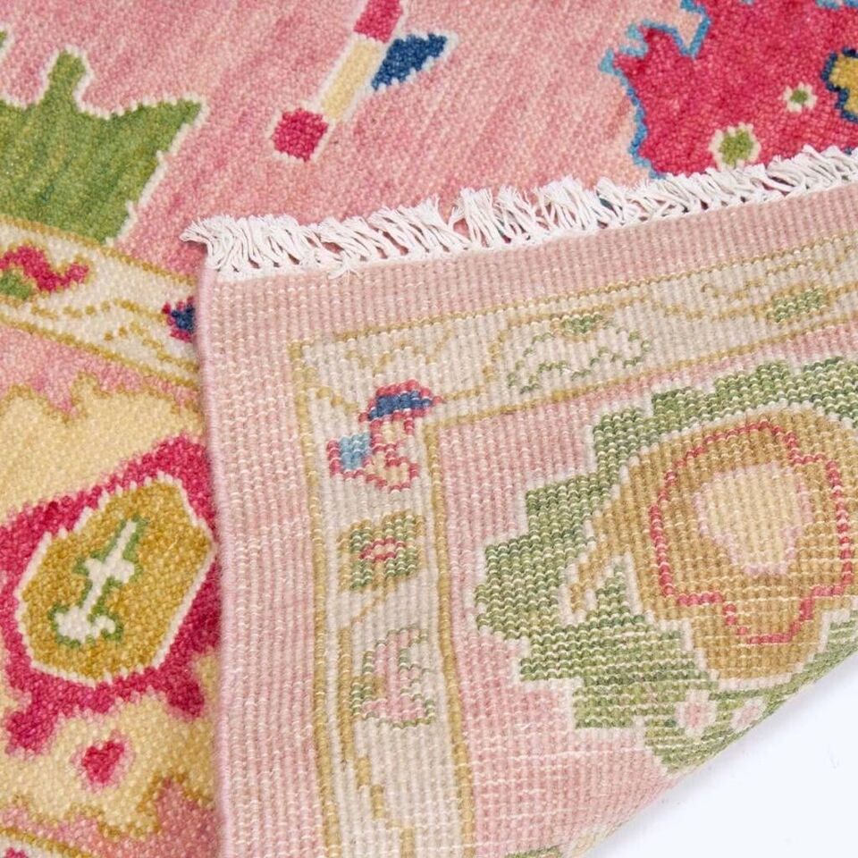 Vivian Hand Knotted Oushak Rug