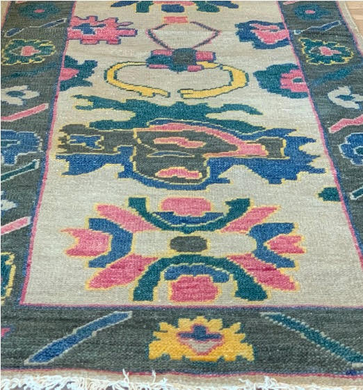 Vivian Hand Knotted Oushak Rug