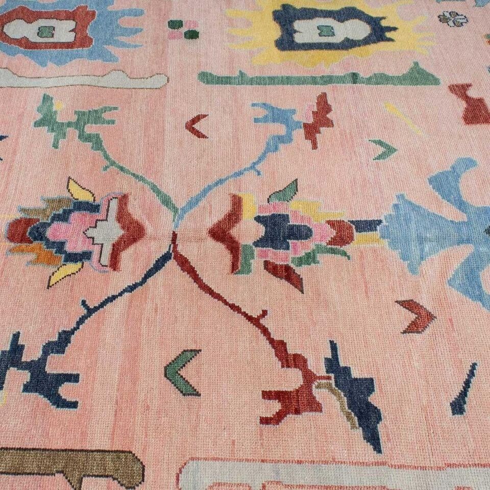 Vivian Hand Knotted Oushak Rug