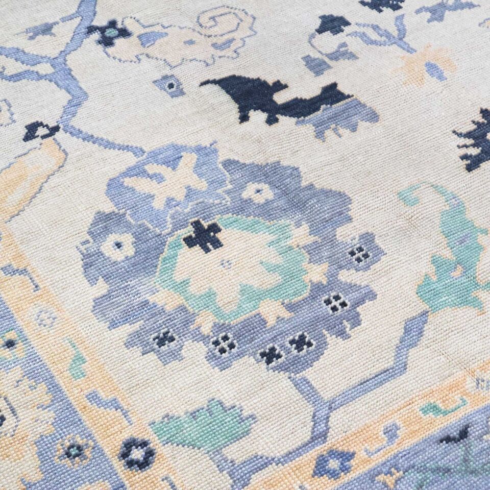 Vivian Hand Knotted Oushak Rug