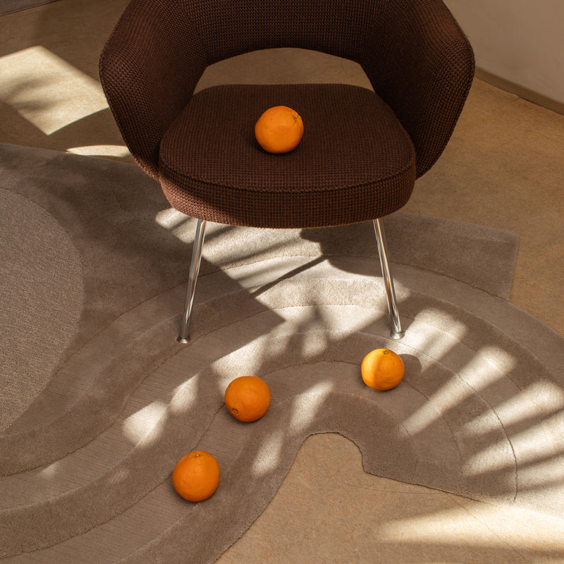 Irregular Shape Modern Rug